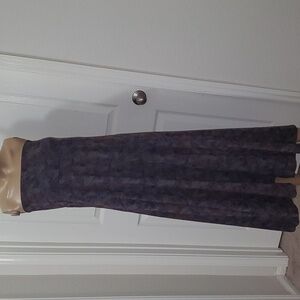 Lularoe m convertible strapless dress maxi skirt abstract geo print